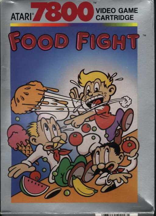 Food Fight (USA) 7800 Game Cover
